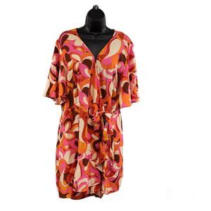 Ava & Viv multicolored wrap romper size 2X